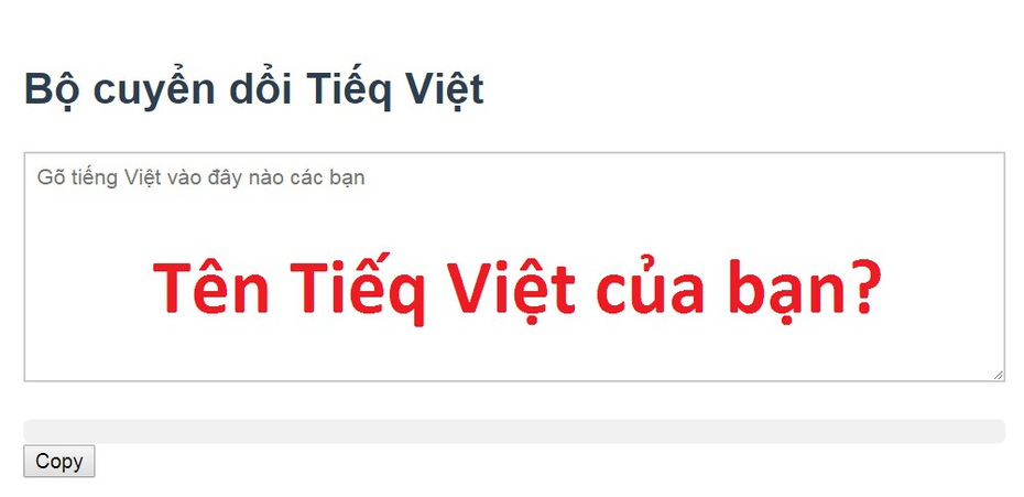 Bộ chuyển đổi tiếng Việt thành "tiếq Việt" đang gây "sốt" ?