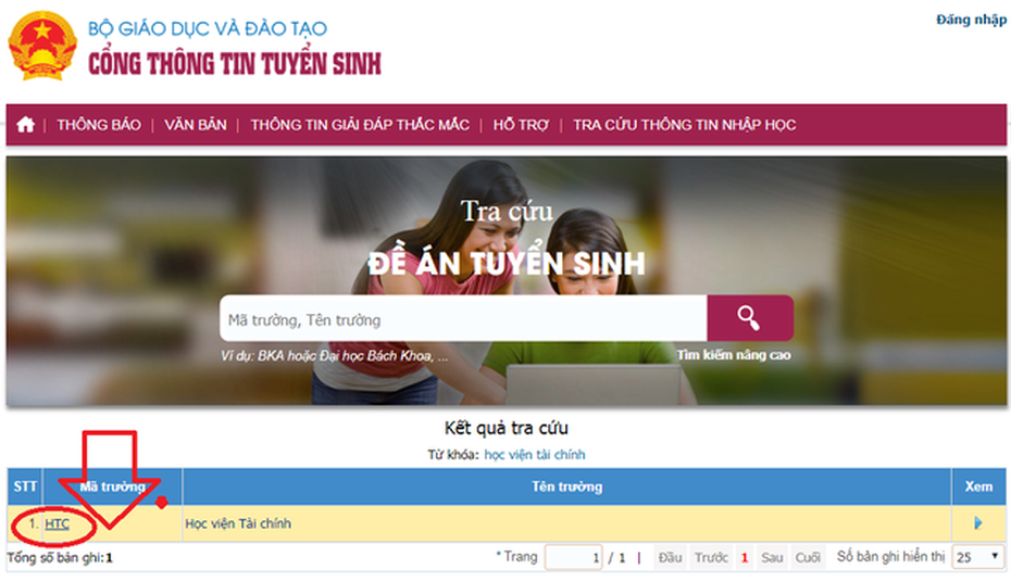 Tuyển sinh đại học năm 2019: Cách tra cứu mã trường, mã ngành các trường đại học, cao đẳng đơn giản và đúng nhất