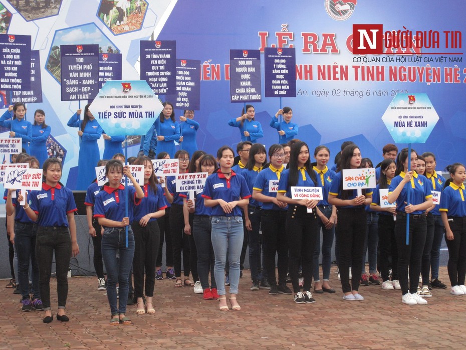 Ra quân chiến dịch Thanh niên tình nguyện hè 2018 tại Long An