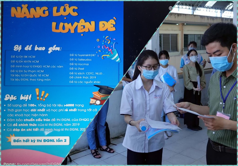 “Thượng vàng hạ cám” ôn thi Đánh giá năng lực gắn mác Đại học Quốc gia Tp.HCM