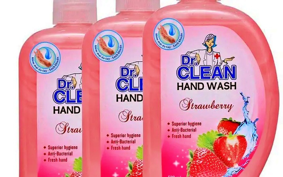 Vì sao thu hồi toàn quốc sữa rửa tay sạch khuẩn Dr. Clean hương dâu?