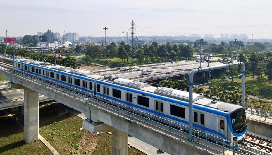 Tp.HCM: Dự kiến vận hành thương mại tuyến metro số 1 vào tháng 7/2024