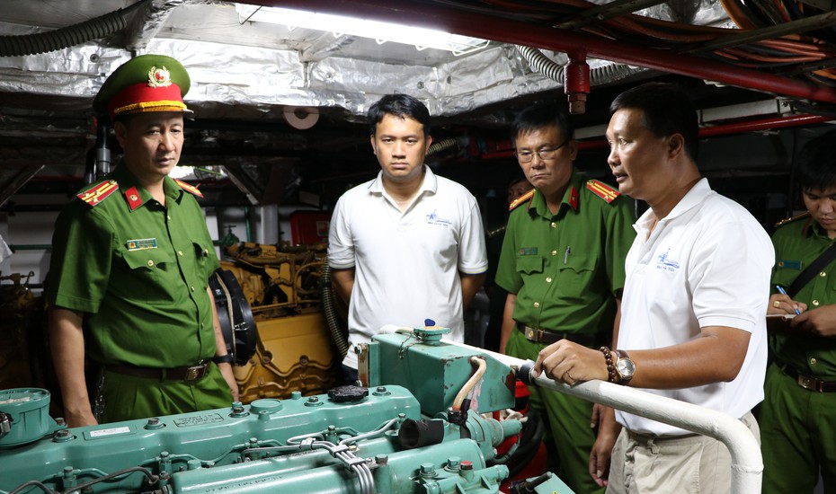 Kiên Giang: Tăng cường kiểm tra công tác PCCC phương tiện đường thuỷ