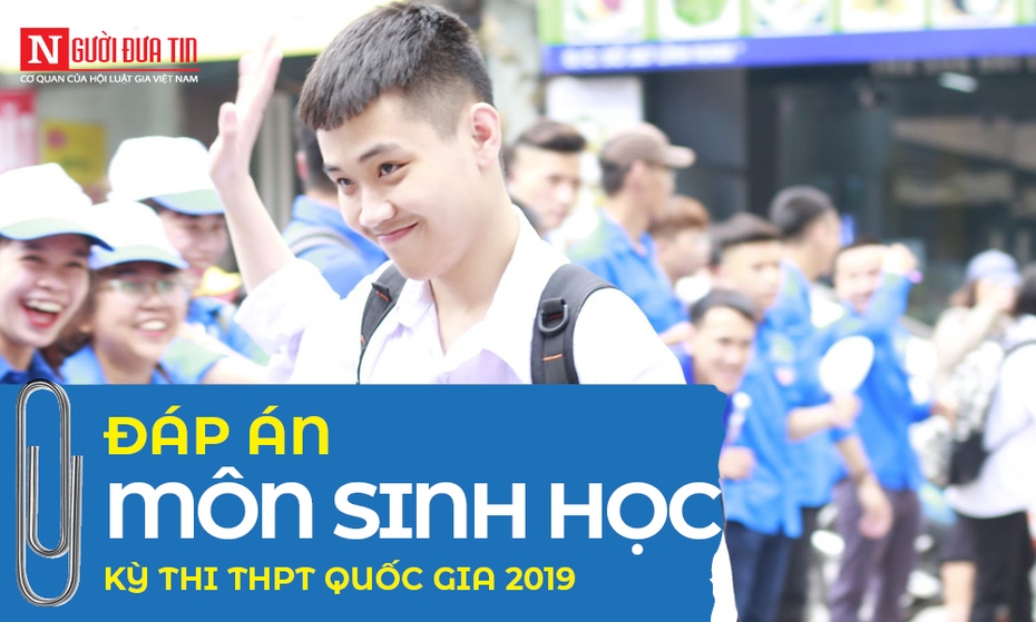 Đáp án đề thi môn Sinh học thi THPT Quốc gia 2019 chuẩn nhất trọn bộ 24 mã đề