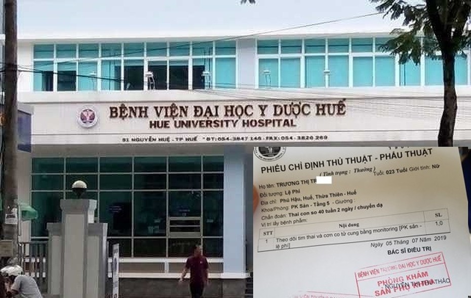 Lý giải bất ngờ của bệnh viện Đại học Y dược Huế về vụ mẹ con sản phụ tử vong bất thường