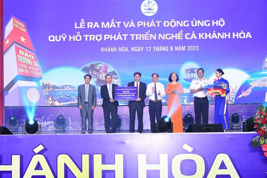 Hơn 26 tỷ đồng ủng hộ Quỹ hỗ trợ phát triển nghề cá Khánh Hòa