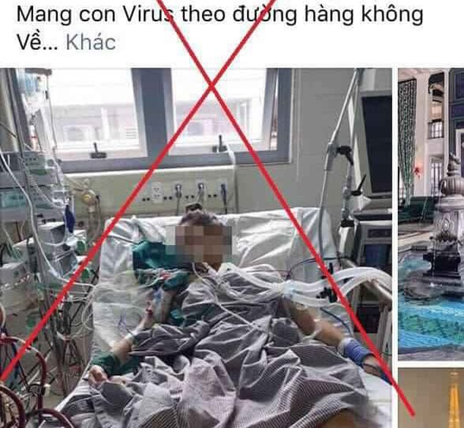 Thông tin bệnh nhân số 17 nhiễm Covid-19 đang nguy kịch trên giường bệnh là sai sự thật