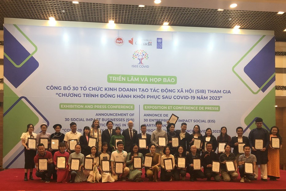 30 doanh nghiệp tạo tác động xã hội nhận hỗ trợ tài chính từ UNDP