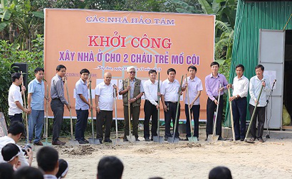 Báo Đời sống và Pháp luật đồng hành xây nhà tình nghĩa cho hai cháu bé mồ côi