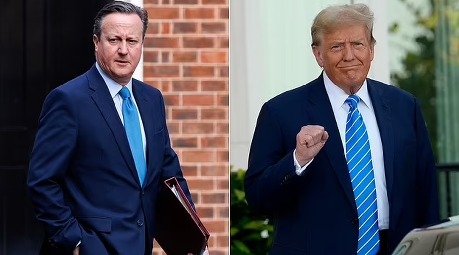 Ngoại trưởng Anh David Cameron hội đàm với ông Trump ở Mỹ