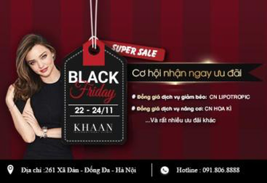 Tuần lễ giảm béo – Bùng nổ Black Friday