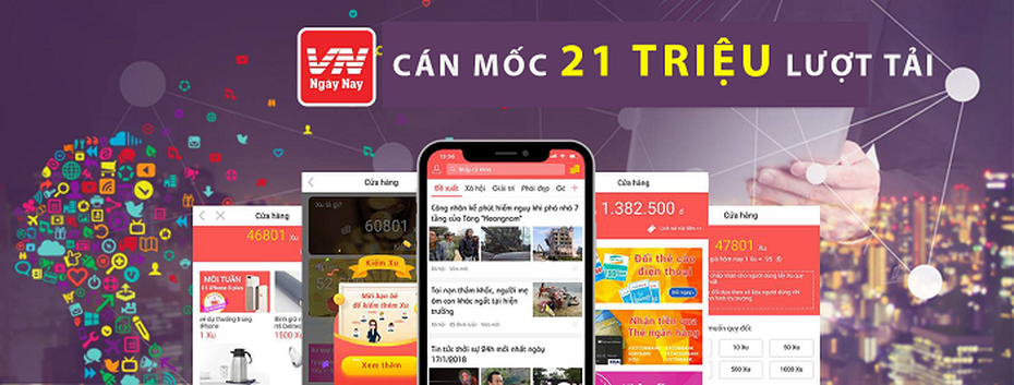 VN Ngày Nay cán mốc 21 triệu lượt tải