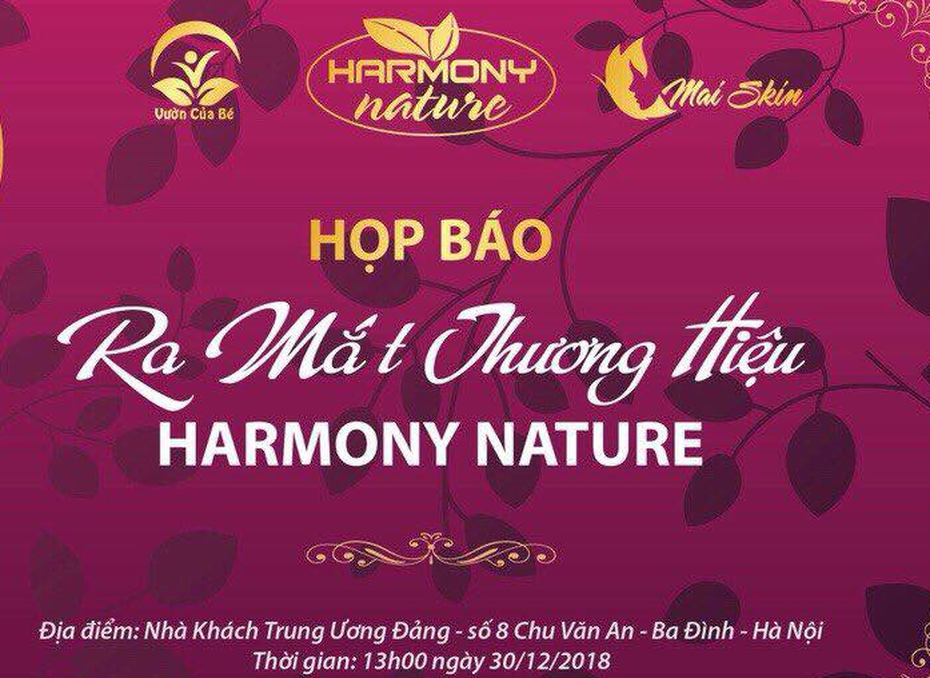 Lễ ra mắt sản phẩm mới mang thương hiệu Harmony Nature