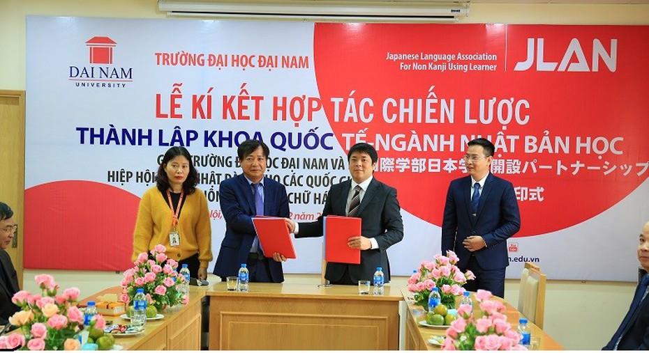 Lễ ký kết thành lập khoa Quốc tế - ngành Nhật Bản học trường ĐH Đại Nam