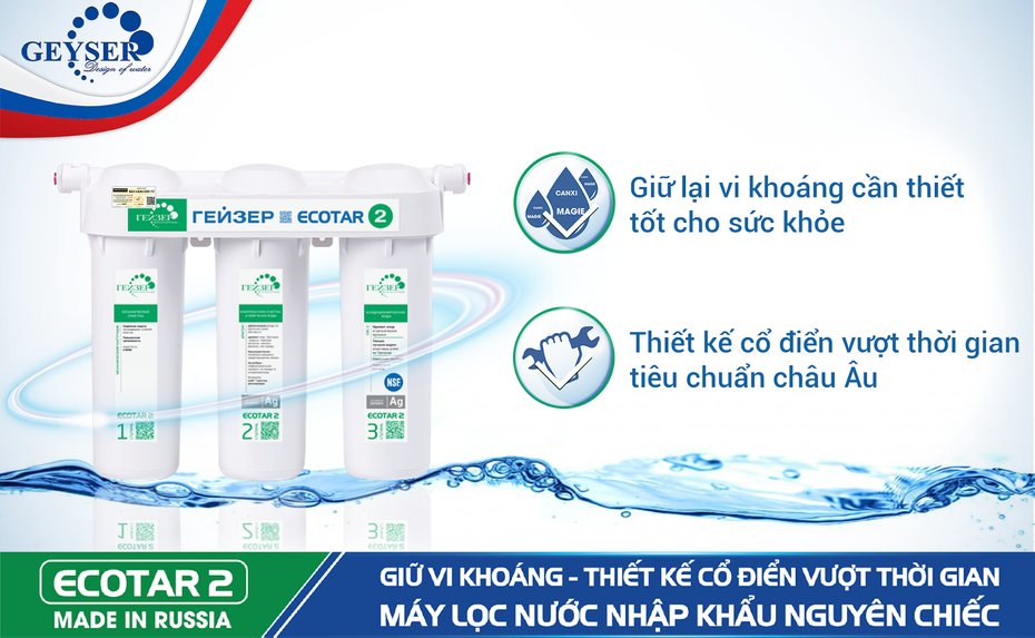 Đừng mua máy lọc nước nano Geyser Ecotar 2 nếu bạn không biết điều này