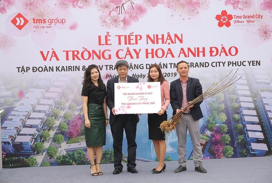 Khởi trồng con đường hoa anh đào đầu tiên tại Phúc Yên