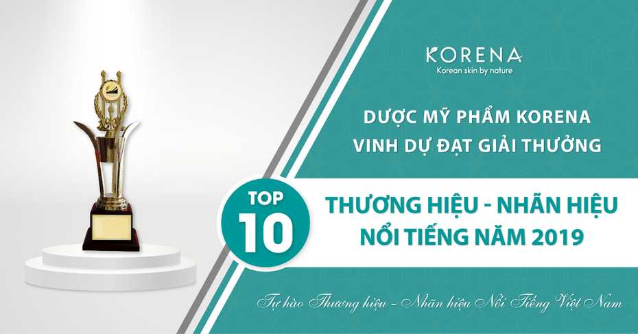 Mỹ phẩm Korena gây tiếng vang tại cuộc thi Thương Hiệu – Nhãn Hiệu Nổi Tiếng