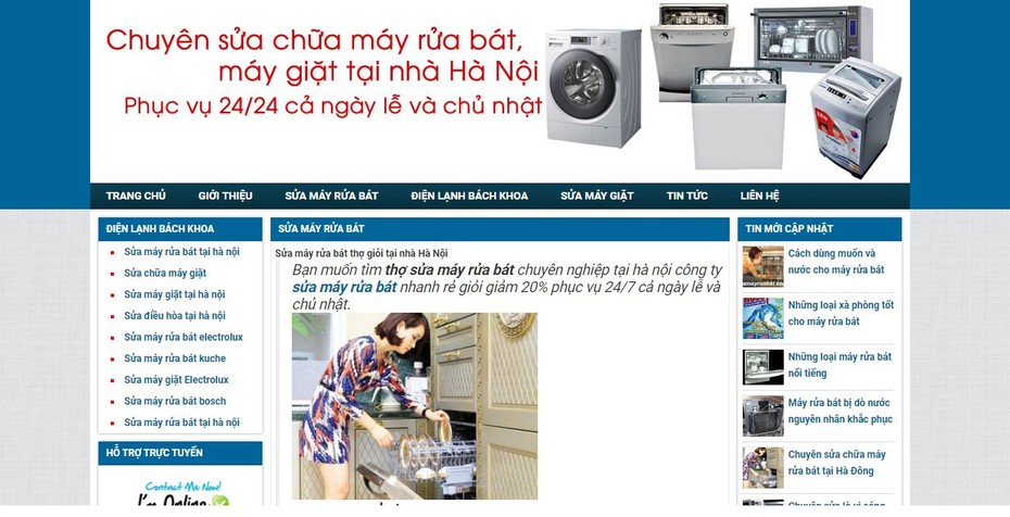 10 địa chỉ sửa máy rửa bát uy tín nhất tại Hà Nội