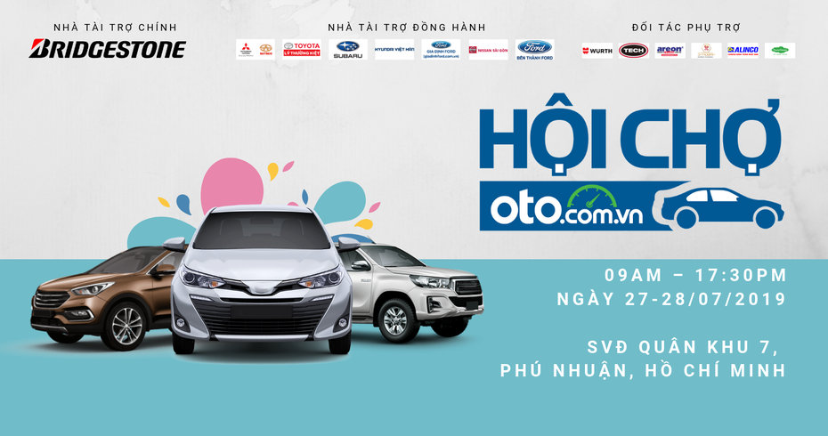 Hội chợ Oto.com.vn lần thứ 3 tiếp tục “Nam tiến”