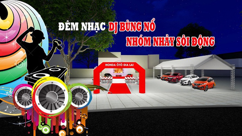 Gia Lai: Đêm nhạc DJ sôi động ra mắt Honda Accord 2019