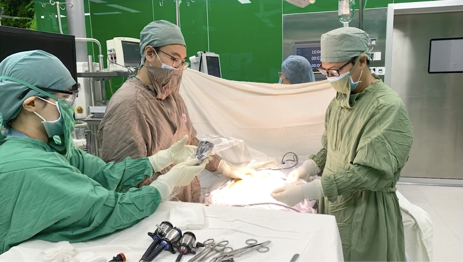 Phẫu thuật khẩn cho người phụ nữ thủng ruột non do nuốt nhầm tăm tre