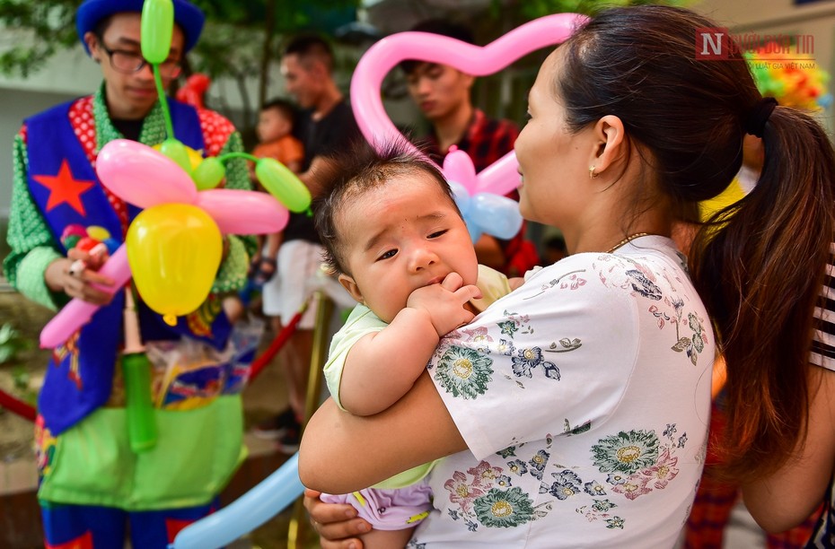 Rộn ràng ngày Tết thiếu nhi tại bệnh viện Nhi Trung ương