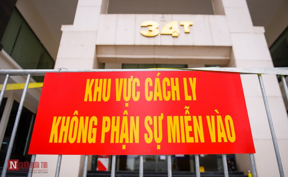 Hà Nội: Cách ly tòa nhà 34T Hoàng Đạo Thúy sau khi phát hiện một người nhiễm Covid-19