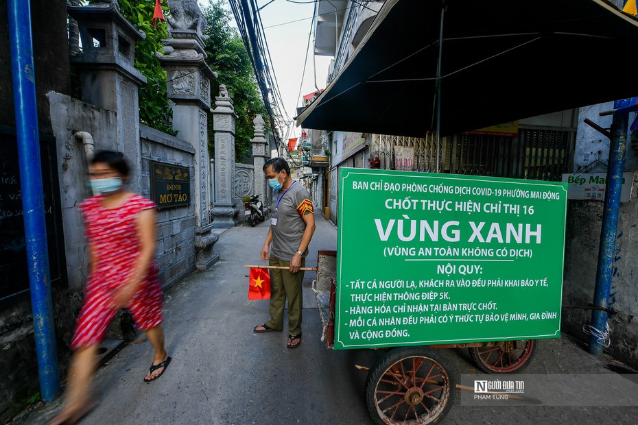 Hà Nội: Xuất hiện các "vùng xanh" phòng dịch Covid-19