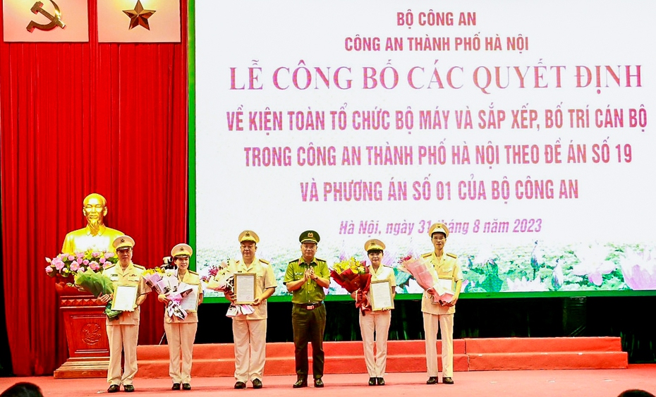 Công an Hà Nội giảm 4 đơn vị cấp phòng