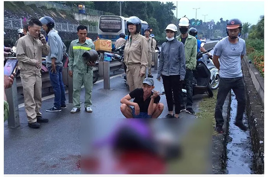 Nóng: Người phụ nữ bị chặn đường đâm gục trên cầu Bãi Cháy đã tử vong