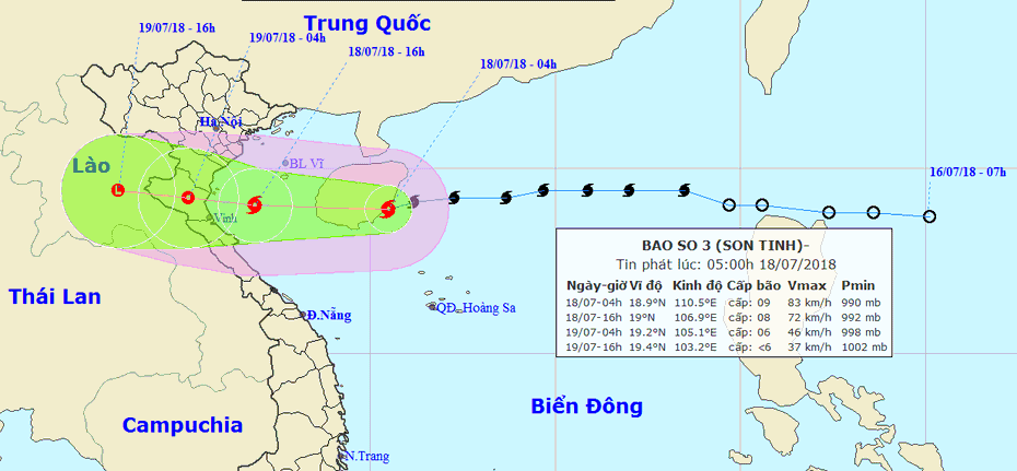 Thanh Hóa: Cấm biển, hoãn họp để chống bão số 3