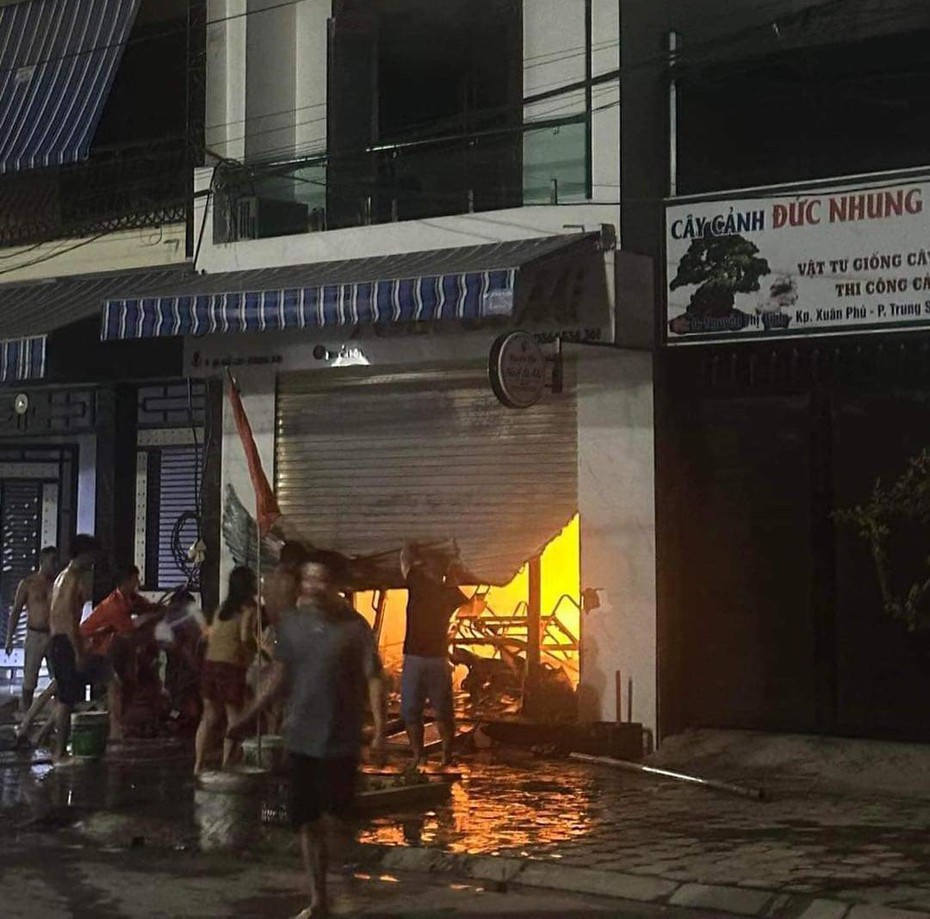Hai người tử vong trong vụ cháy nhà ở TP.Sầm Sơn