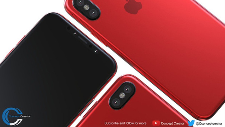 iPhone X bất ngờ xuất hiện màu đỏ tía tuyệt đẹp trước giờ ra mắt