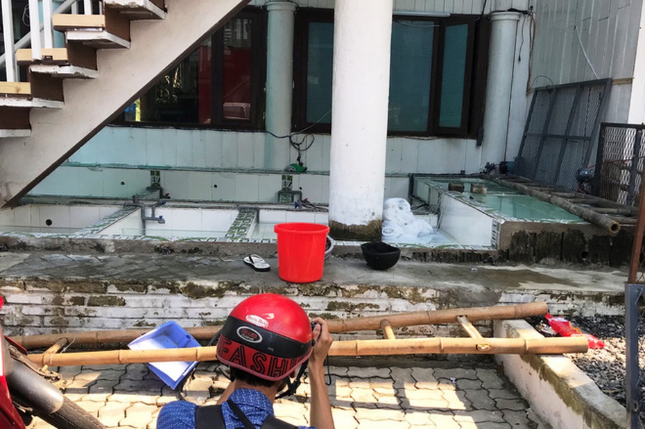 3 công nhân thương vong vì bị điện giật trong lúc sửa hồ cá