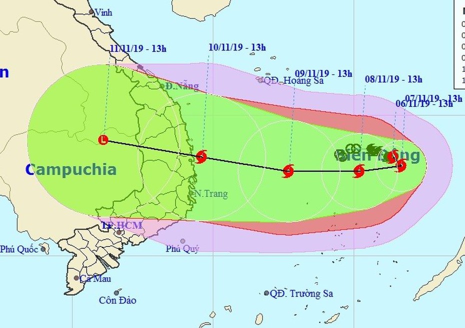 Bão số 6 sẽ tăng cấp nhanh, quay đầu hướng về Việt Nam