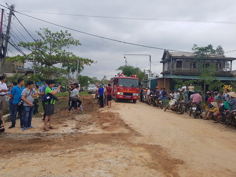 An ninh thắt chặt bên ngoài thủy điện Rào Trăng 3