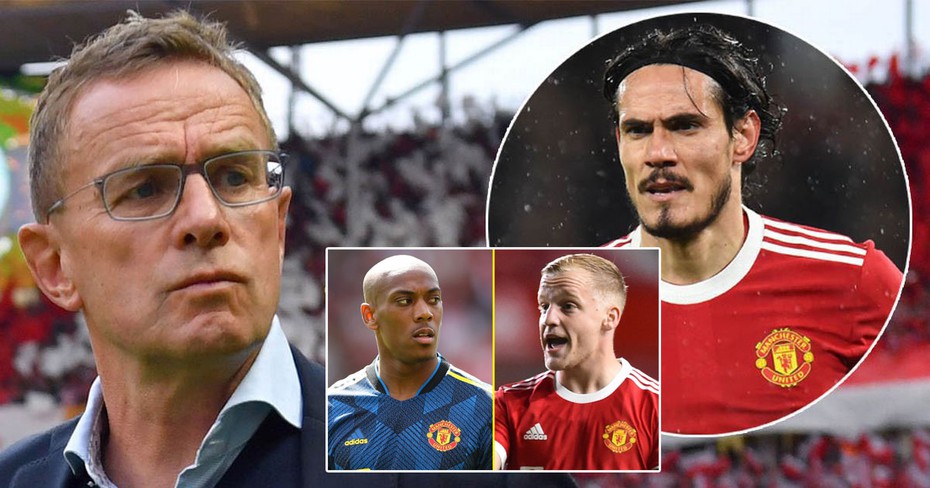 Rangnick tha thiết giữ Cavani và Van de Beek nhưng hờ hững với Martial