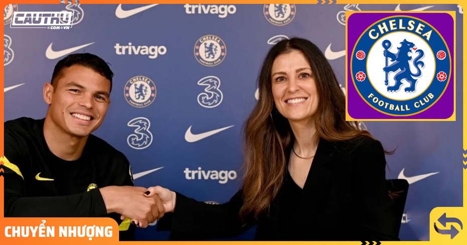 Chelsea trói chân thành công 'trung vệ già gân' Thiago Silva