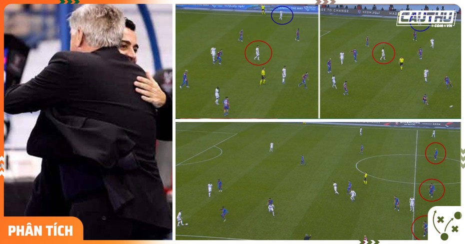 5 dấu ấn chiến thuật trận El Clasico: Ancelotti cao tay ấn Xavi