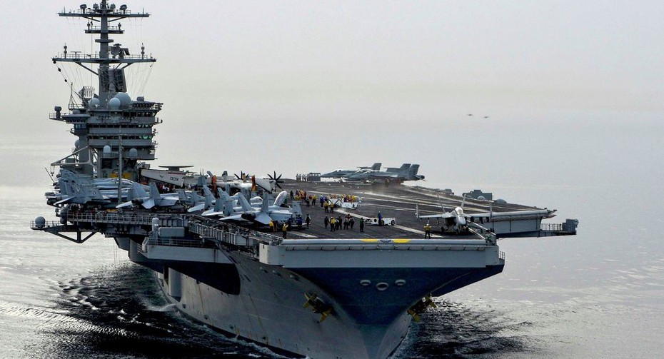 Tàu sân bay USS Theodore Roosevelt áp sát Triều Tiên trong lúc căng thẳng