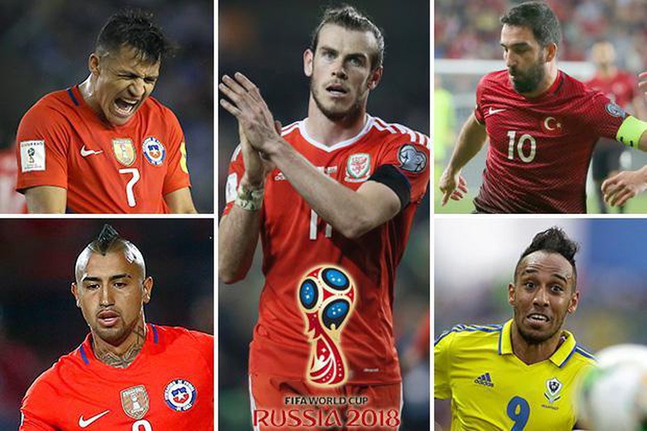 Bale, Sanchez và những siêu sao chính thức lỡ hẹn với VCK World Cup 2018