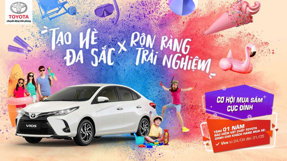 Rinh ngay gói bảo hiểm vật chất lên đến 11,3 triệu đồng với Vios 2021