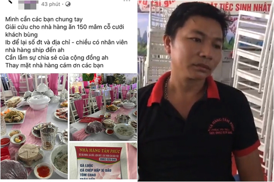 Hé lộ chia sẻ bất ngờ từ chủ nhà hàng trước lời khai của cô gái "bùng 150 mâm cỗ"