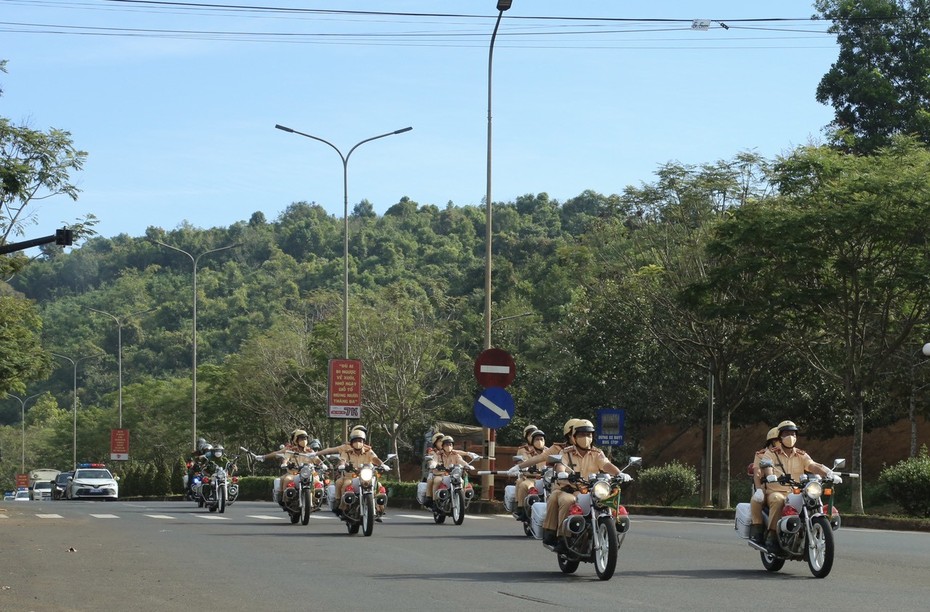 Đắk Nông: Ra quân trấn áp tội phạm, đảm bảo an ninh trật tự Tết Nhâm Dần 2022