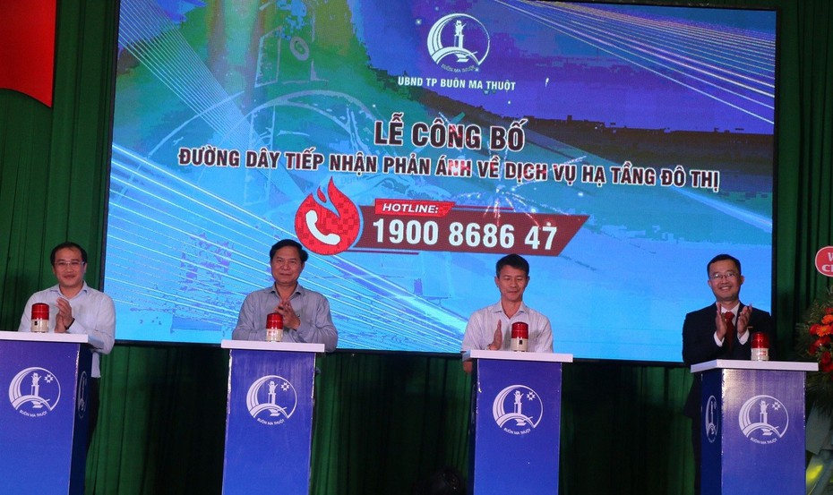 Ra mắt đường dây nóng tiếp nhận phản ánh về dịch vụ hạ tầng đô thị