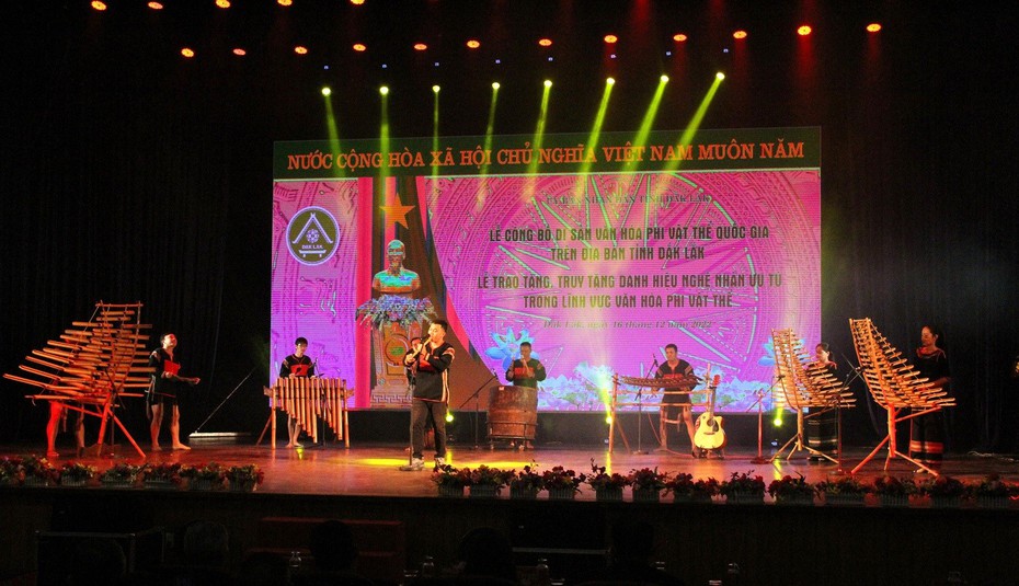 Đắk Lắk tổ chức Lễ công bố 2 di sản văn hóa phi vật thể cấp quốc gia
