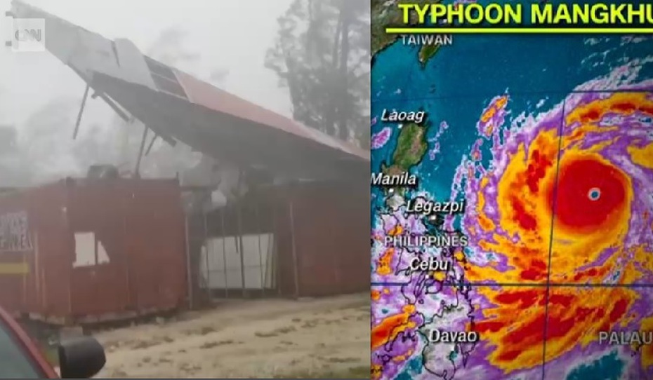 Video: Sức tàn phá khủng khiếp của bão Mangkhut