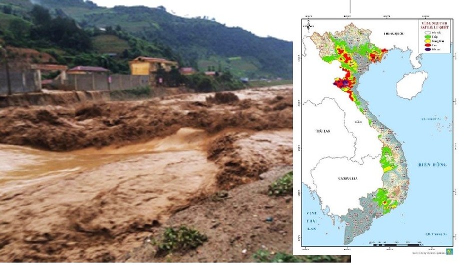 Cảnh báo lũ quét, sạt lở đất và ngập úng tại nhiều tỉnh thành trên cả nước