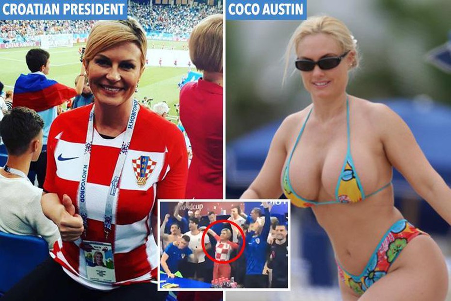 Tổng thống Croatia bị tưởng lầm là người mẫu bikini "nóng bỏng"