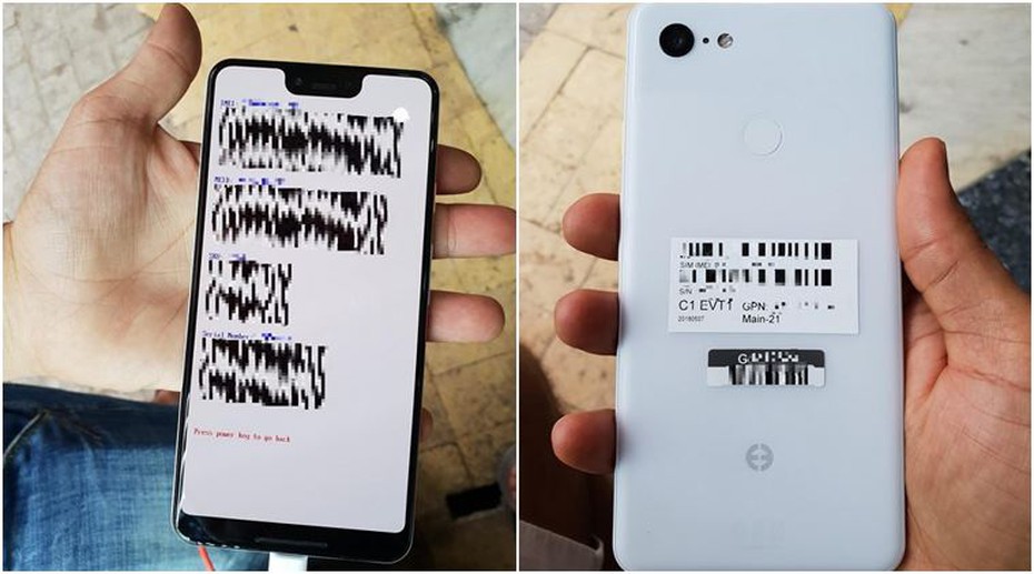 Cận cảnh màn hình "tai thỏ" của Google Pixel 3 XL